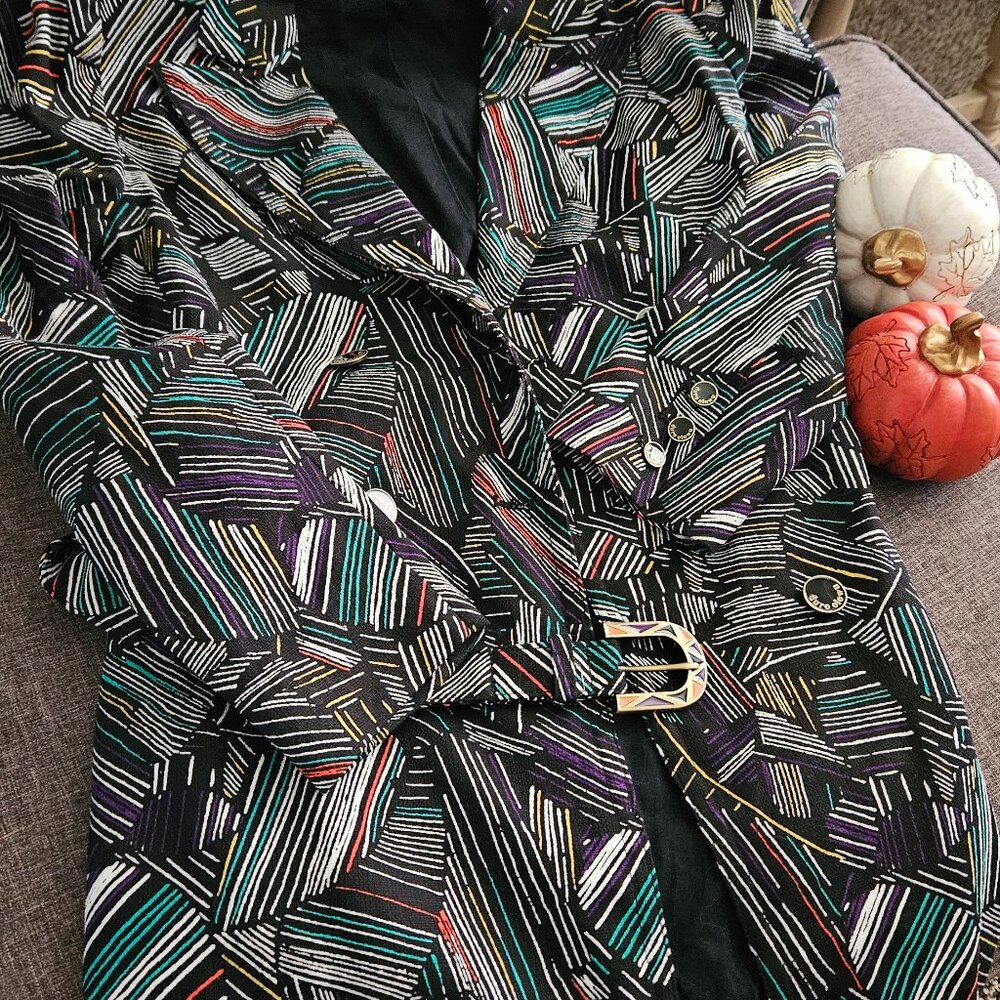 Duro Olowu Trench Printed Coat 💛 🧡💚🖤🤍